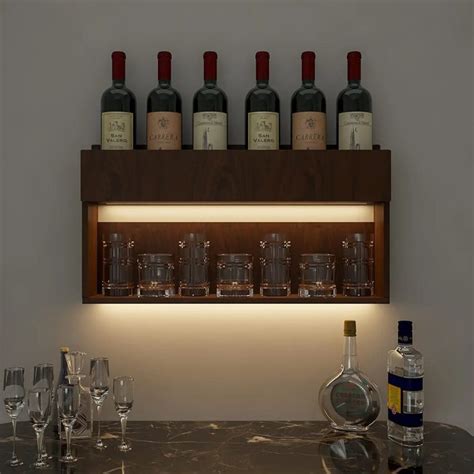 Backlit Wall Shelf In Contemporary Design - WallMantra