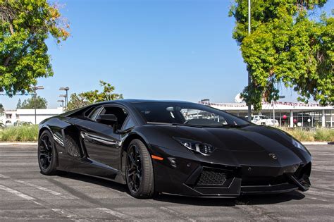 Black Lamborghini Aventador Wallpaper - WallpaperSafari