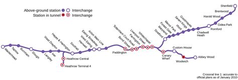 Map of London commuter rail: stations & lines