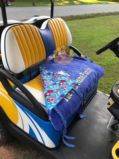 Reversible Golf Cart Seat Cover Personalized Seat Cover