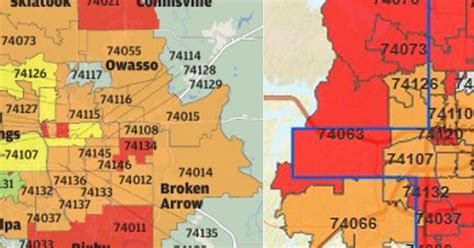 Tulsa County Zip Code Map - Cape May County Map