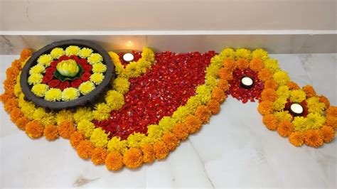 Ideas For Flower Rangoli | Best Flower Site