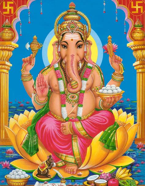 HD WALLPAPERS - HINDU GOD - FREE IMAGES - PHOTO DOWNLOAD: Hindu Elephant God - Ganesh - HD Wallpaper