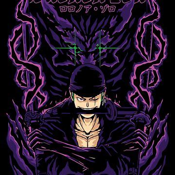 "roronoa zoro asura one piece" Poster by Kagawa San | Redbubble