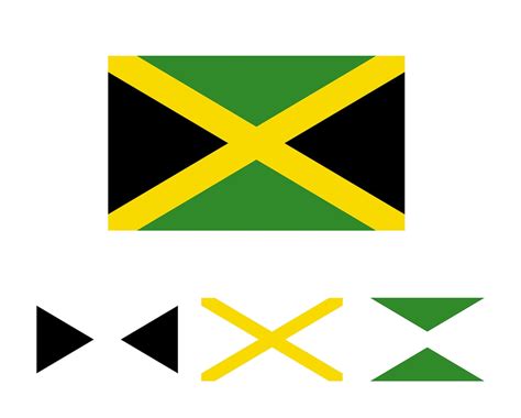 Jamaica Flag Svg, Jamaica Flag Png, Jamaica Flag Layered Cricut Cut File, Sublimation Designs - Etsy