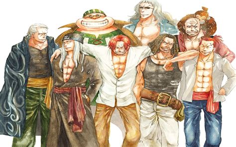 Shanks And Crew - One Piece Red Hair Pirates - 1280x800 Wallpaper - teahub.io