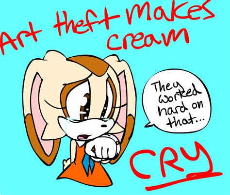 Art Thiefs makes cream CRY!!!!!!!!!!!!!!!! - Cream the Rabbit Photo (20070607) - Fanpop