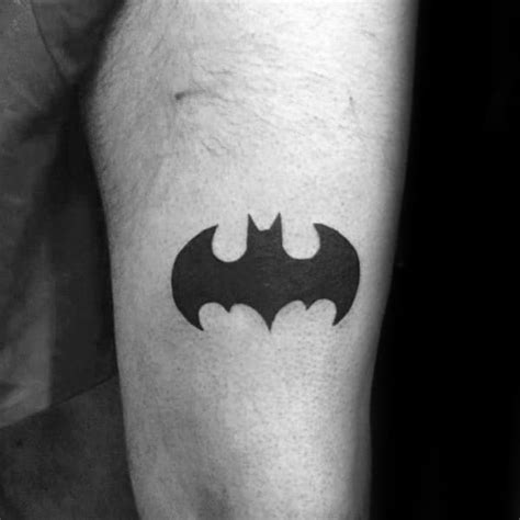 50 Batman Symbol Tattoo Designs For Men - Superhero Ink Ideas