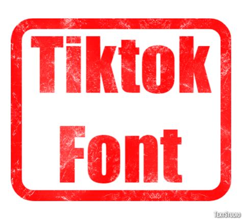 Tiktok Font Text Effect and Logo Design Font