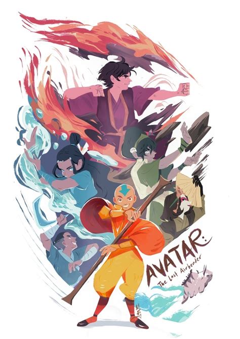 Avatar: The last Airbender, an art print by Mai - INPRNT