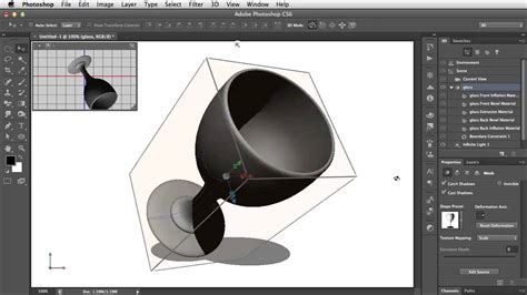 Create Lathed 3D Objects in Photoshop - YouTube