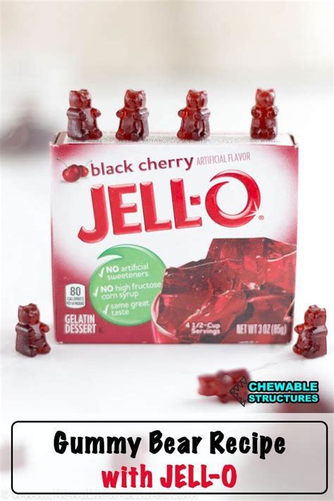 Learn the easy way of how to make this gummy bear recipe with Jello ...