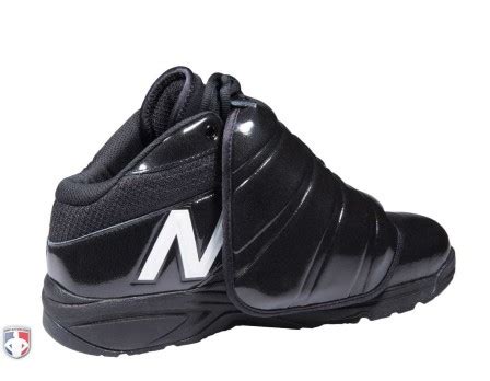 New Balance V3 MLB Black & White Mid-Cut Umpire Plate Shoes | Ump ...