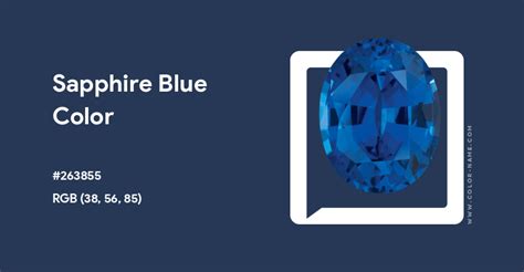 Sapphire Blue color hex code is #263855