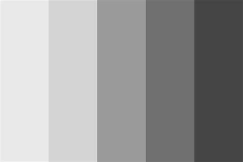 Gray Gradient Color Palette | Color palette, Grey color palette, Gradient color