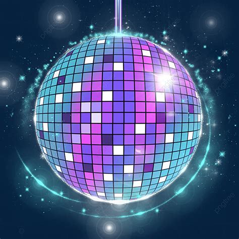 Disco Ball Light Hd Transparent, Glitter Colorful Disco Ball Light Effect Celebration Ball ...