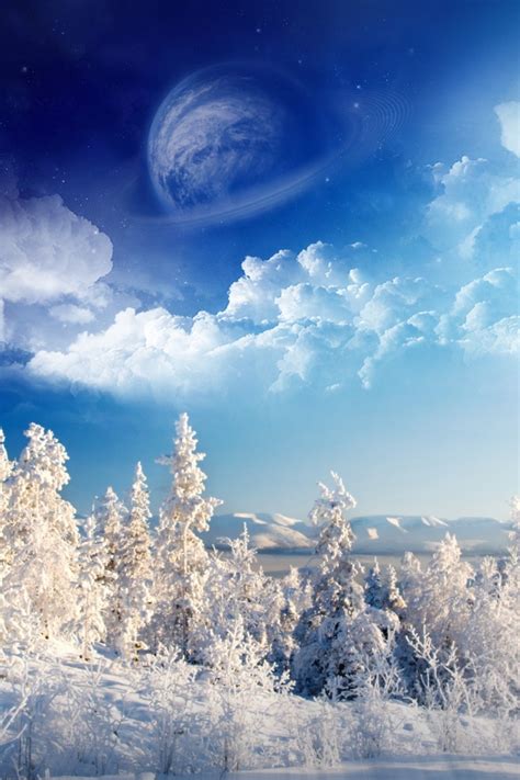 Winter Wonderland Wallpaper iPhone - WallpaperSafari