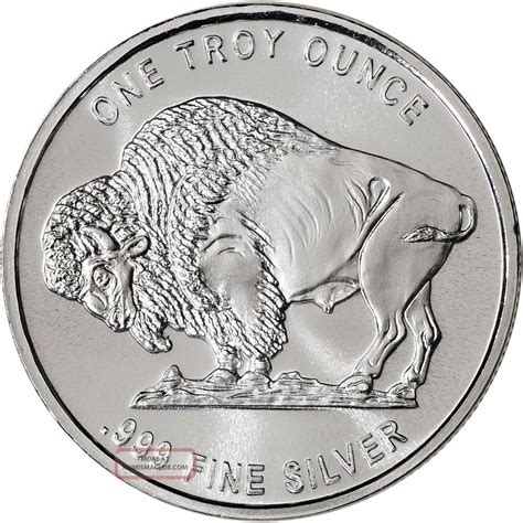 (1) Buffalo Indian 1 Oz. 999 Fine Silver Coin One Troy Ounce,