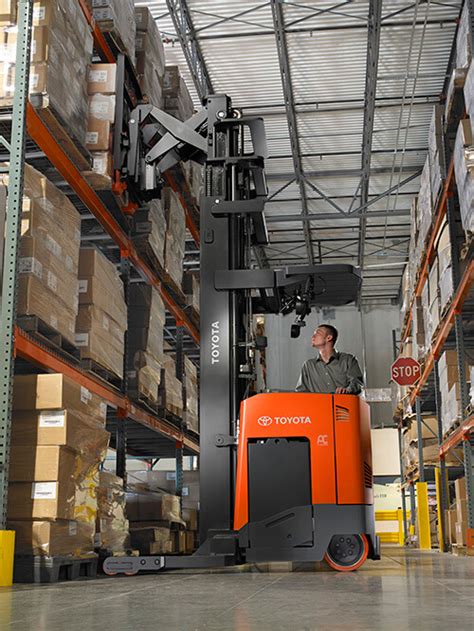 Narrow Aisle Forklifts: Do More with Less: | Toyota Forklifts