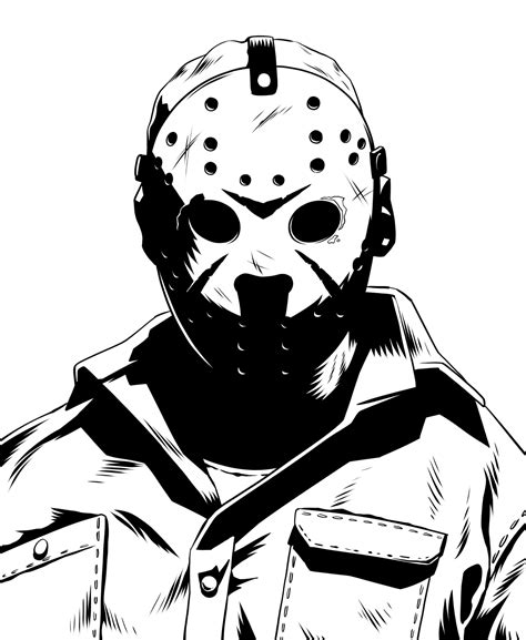 Jason Voorhees Drawing at PaintingValley.com | Explore collection of Jason Voorhees Drawing