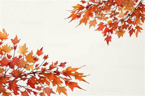 Background with Watercolor Fall Leaves 30009353 Stock Photo at Vecteezy