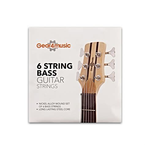 6 String Bass Guitar String Set by Gear4music at Gear4music