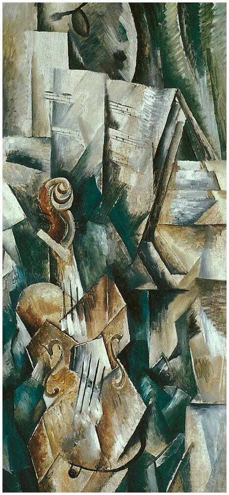 Violin and Palette, 1909 by Georges Braque