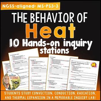 Heat Transfer Lab Stations | Conduction Convection Radiation | NGSS