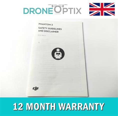 Genuine DJI Phantom 3 4k Instruction Manual Guide OEM – Droneoptix Parts