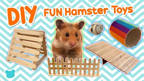 DIY Hamster Toys | Popsicles Sticks Tutorial | How to | Ham Ham Adventure TV - YouTube