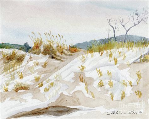 Watercolor Sand Dunes at PaintingValley.com | Explore collection of Watercolor Sand Dunes