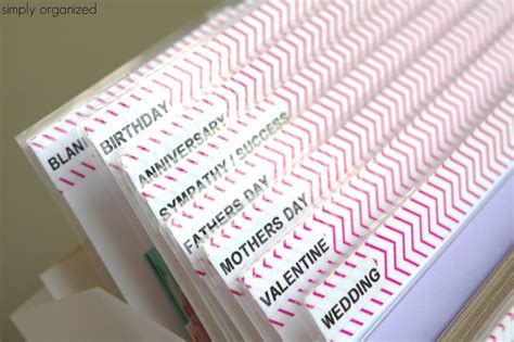 DIY: Greeting Card Organizer - Simply Organized