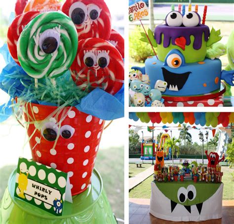 Kara's Party Ideas Monster Birthday Party Supplies Ideas Planning Idea Cake Decorations