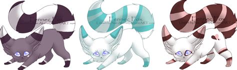 Fennec Fox Adopts {all taken} by XxAdoptxX on DeviantArt