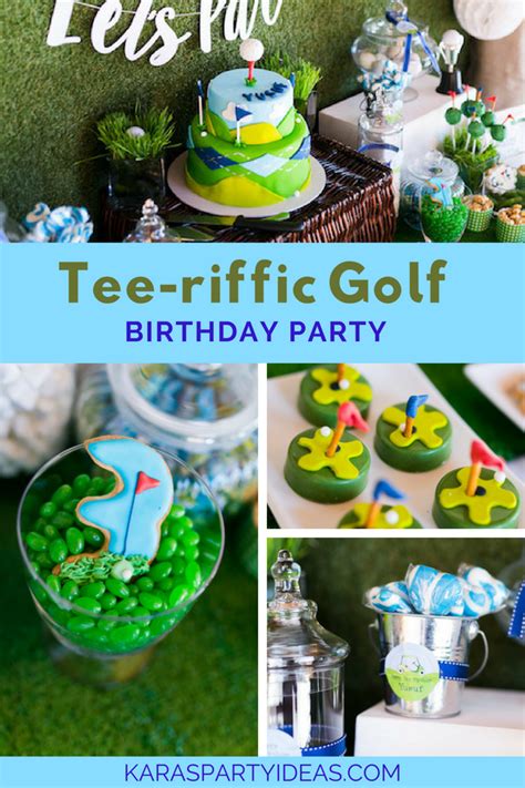 Kara's Party Ideas Tee-riffic Golf Birthday Party | Kara's Party Ideas