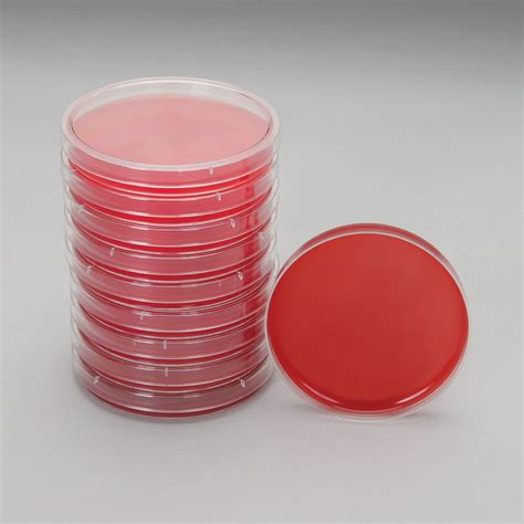 Blood Agar Plates, 100 x 15, Pack of 10 | Carolina Biological Supply