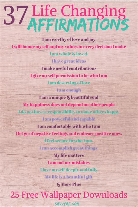 Positive Affirmations Wallpapers on WallpaperDog