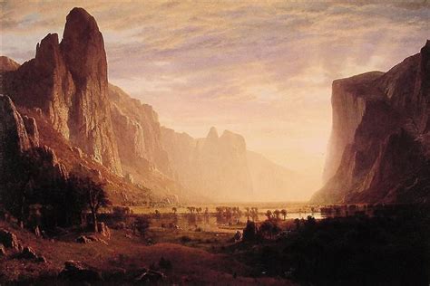 Looking Down Yosemite Valley, California, 1865 - Albert Bierstadt - WikiArt.org