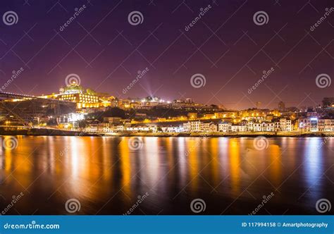 Amazing Night in Old Town Porto Portugal Stock Photo - Image of city, color: 117994158