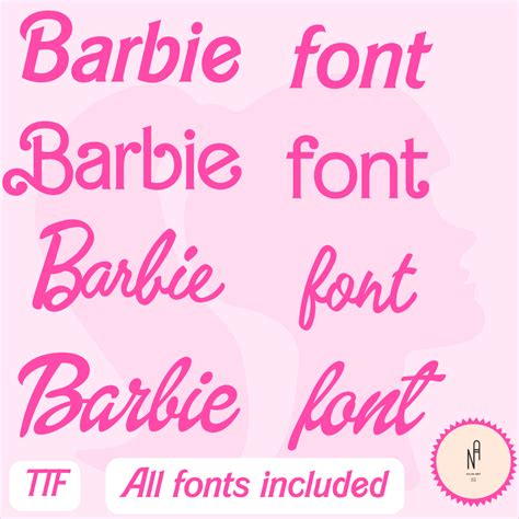 Trendy barbie Font - Instant TTF Download for Parties, Movies, Canva #ha4to | Barbie, Barbie ...