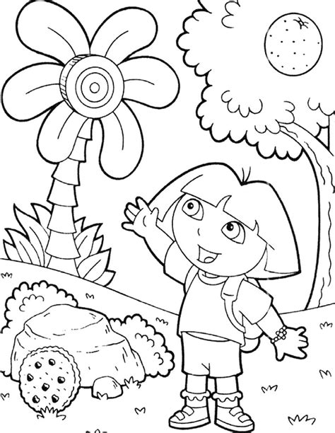 Dora Coloring Pages Isa Coloring Pages