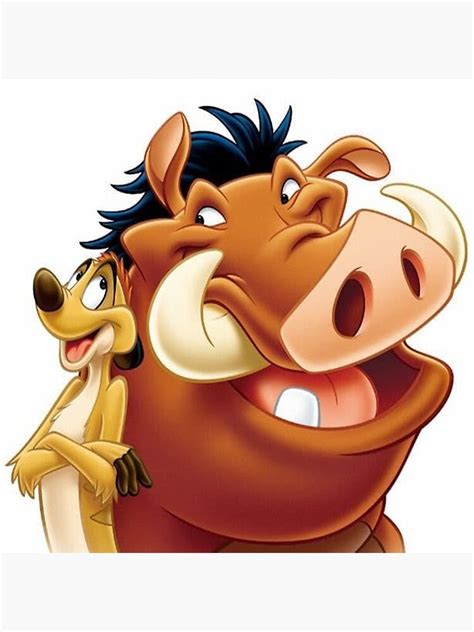 Póster «Animación Timon y Pumba Cool Funny Art Hakuna Matata» de DaniVi ...