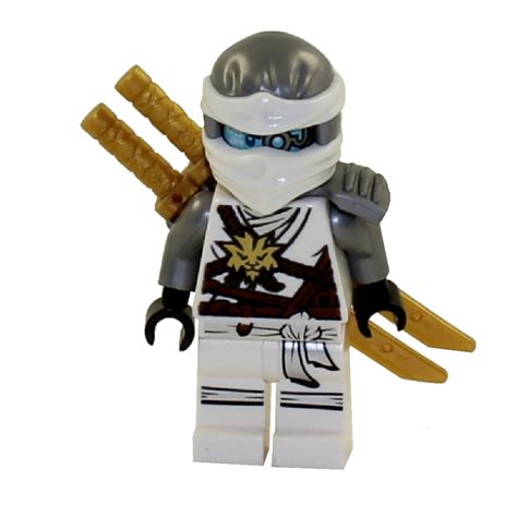 LEGO Minifigure - Ninjago - ZANE the White Ninja with Dual Gold Swords (Mint): Sell2BBNovelties ...