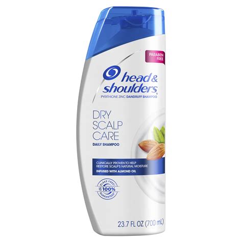 Head and Shoulders Dry Scalp Care Daily-Use Anti-Dandruff Paraben Free Shampoo, 23.7 fl oz ...