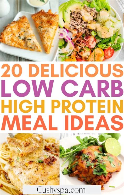 20 Tasty Low Carb High Protein Meals - Cushy Spa