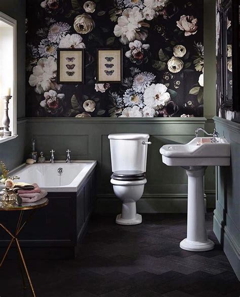 Floral Wallpaper For Bathroom: Adding A Pop Of Color To Your Space – The Urban Decor