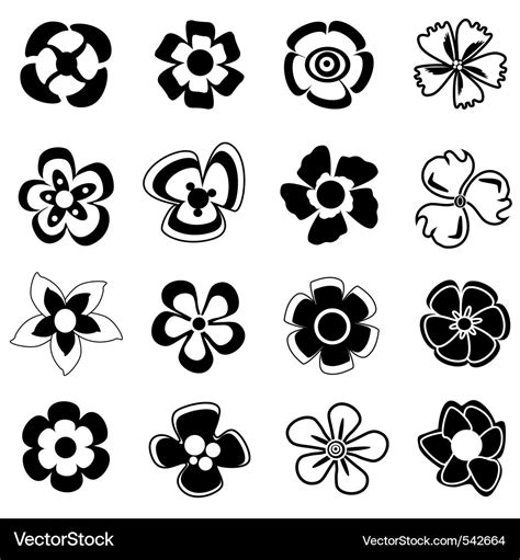 Flower icon Royalty Free Vector Image - VectorStock