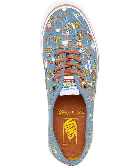 Toy Story x Vans Authentic Woody Denim Shoes | Zumiez