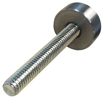 Rockwood SP1055-US32D316 1" Diameter Decorative Thru Bolt 5/16 - 18 x 2-1/4" - Satin 316 Alloy ...