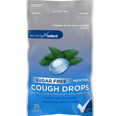 Exchange Select Sugar Free Cough Drops, 25 Drops | Ear, Nose & Throat | Beauty & Health | Shop ...